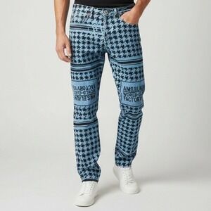 Scotch Soda Jeans AMS.BLAUW Mens Size 32x32 Blue Organic Cotton Straight Fit